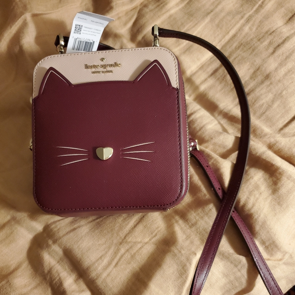 Kate spade meow cat daisy purse